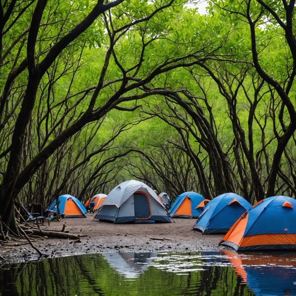 Quels sont les meilleurs conseils pour un camping en région de mangroves en hiver?