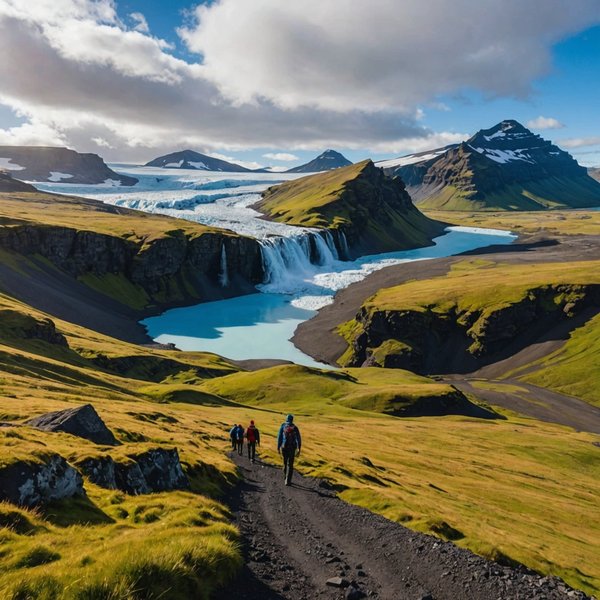 Quels sont les meilleurs itinéraires pour une randonnée en Islande avec des paysages de glaciers?