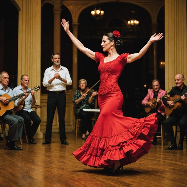 Peut-on trouver une croisière qui propose des cours de danse flamenco en Espagne?