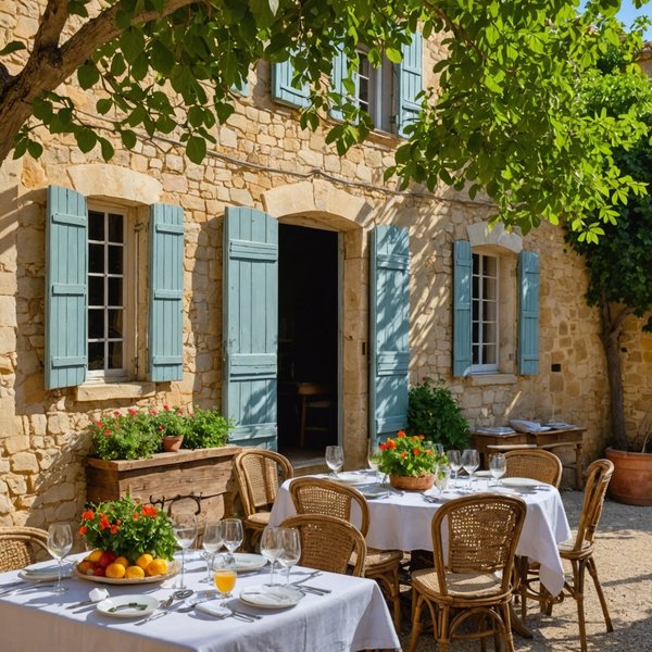 Où peut-on louer une maison de vacances en Provence avec des cours de cuisine et des balades en calèche?