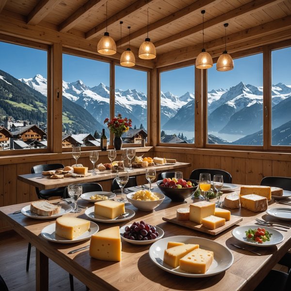 Quels sont les meilleurs chalets en Suisse pour des vacances de ski avec des cours de fabrication de fromage?